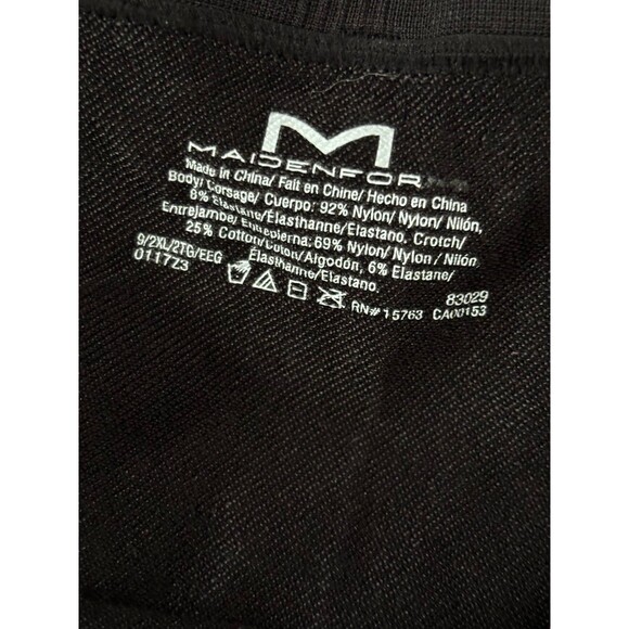 MAIDENFORM Black Shapewear‎ Shaper Shorts size 2XL - Picture 4 of 4